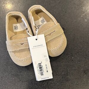 NWT Suede Tan Loafers